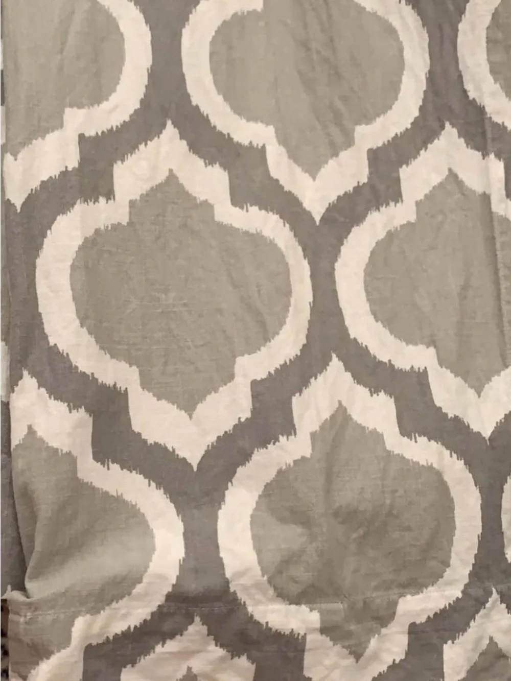 Threshold cotton curtain window panel 54x84